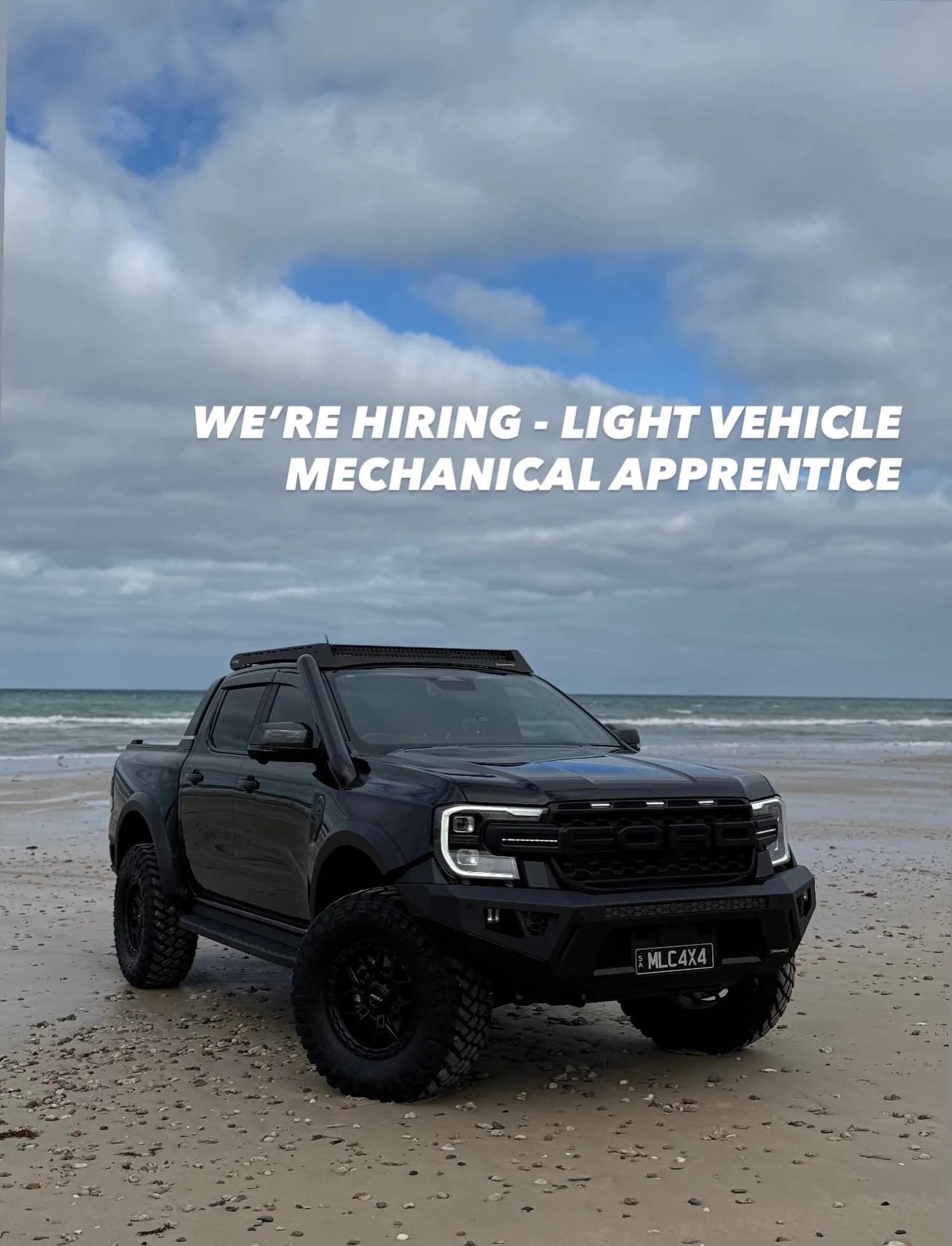 We’re Hiring – Light Vehicle Mechanical Apprentice